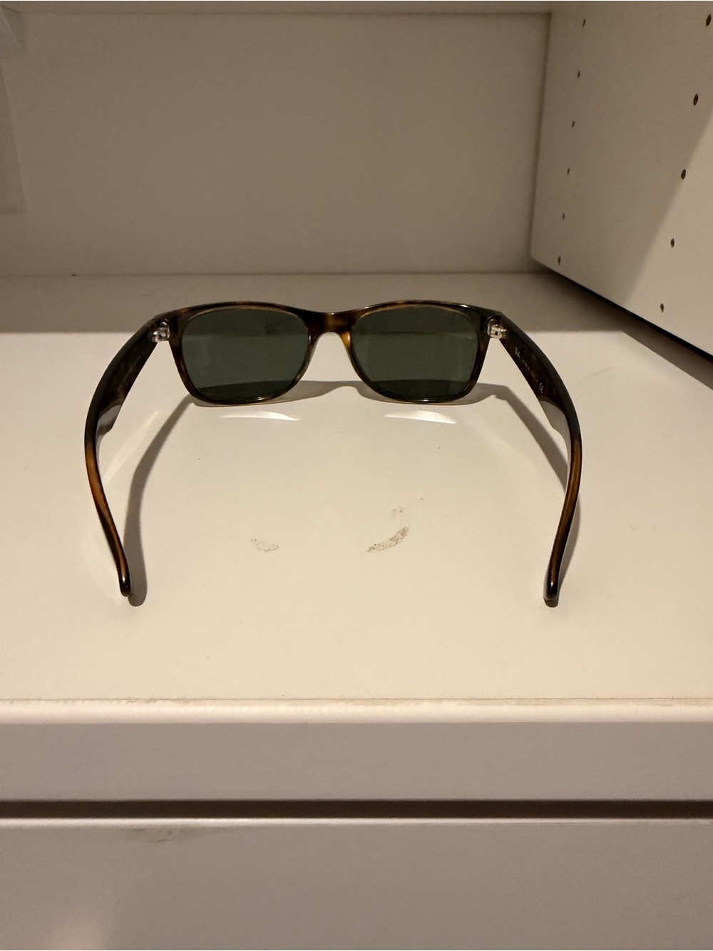 Ray-Ban RB2132 New Wayfarer Sunglasses Tortoise Brown Black - Picture 2 of 6